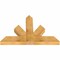 Ekena Millwork Saratoga Rough Sawn Timber Gable Bracket, Western Red Cedar, 48"W x 32"H x 4"D x 6"F, 16/12 Pitch GBW048X32X0406SAR00RWR - alternate 4